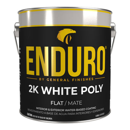 ENDURO 2K POLY WHITE W/ CATALYST by General Finishes